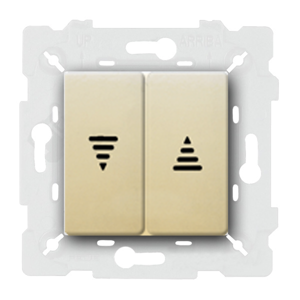  Выключатель для рольставней Fede Vintage Wood Бежевый (в сборе)